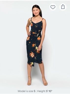 nine britton | Dresses | Nine Britton Amber Knit Midi Wrap Dress Black Xl